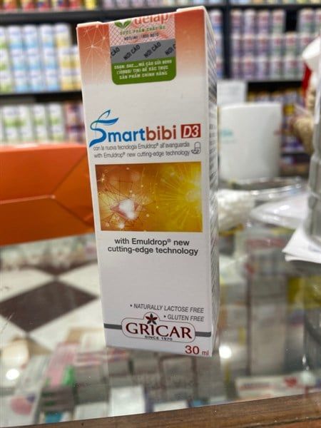Smart Bimbi D3 nhỏ giọt cho trẻ trên 6 tháng tuổi Hỗ Trợ Chống Còi Xương