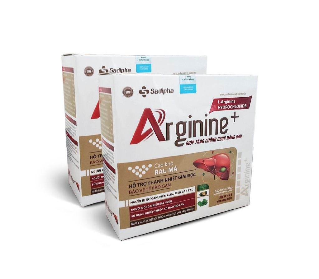Bổ gan Arginine Sadipha H12vỉ x 5viên