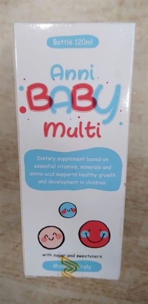 Baby Multi bổ sung vitamin tăng đề kháng lọ 120ml Italy