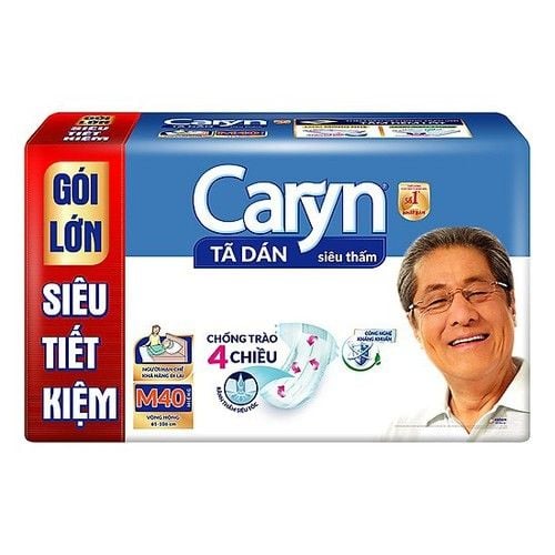 Bỉm Caryn dán siêu thấm người lớn  XL10 x6