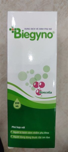 Dung dịch vệ sinh phụ nữ Biegyno safatis