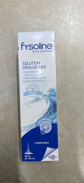 Xịt mũi fysoline isotonic spray 100ml