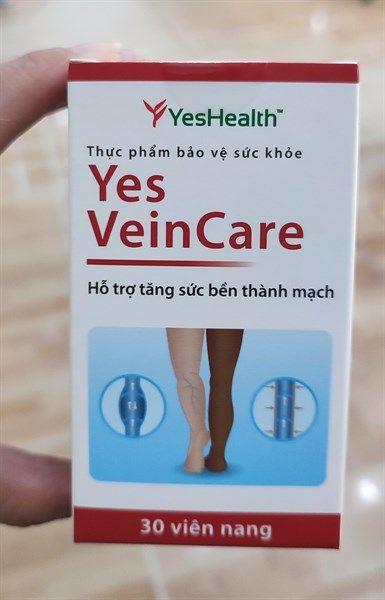 Suy giãn tĩnh mạch YesHealth Vein Care lọ 30v