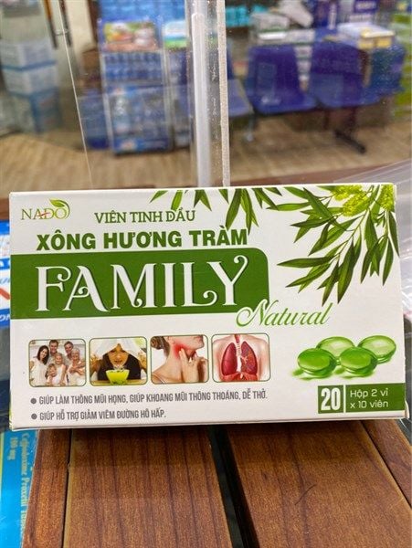 Viên xông tràm Family (h2 vỉ)