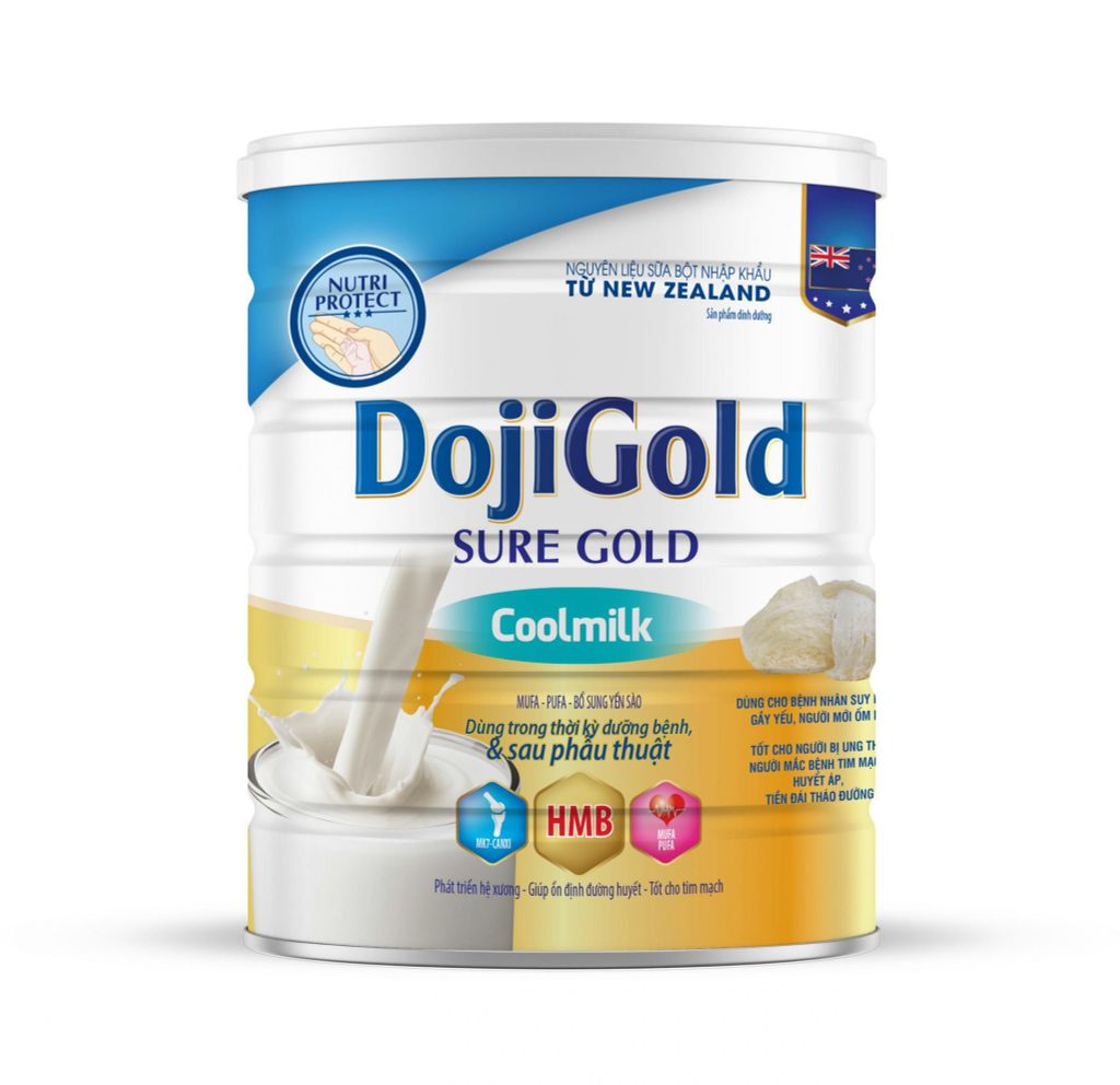 Sữa dinh dưỡng sau mổ - Doji sure gold 900gr