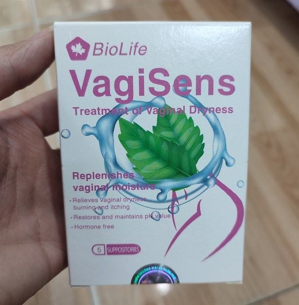 BioLife VagiSens đặt cấp ẩm trị khô rát