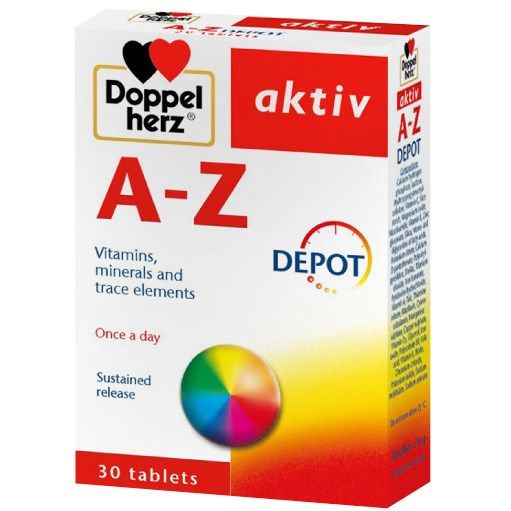 DoppelHerz Aktiv A-Z Depot bổ sung đa vitamin và khoáng chất