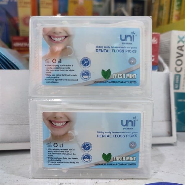 Tăm chỉ Dental Floss lọ 50 que