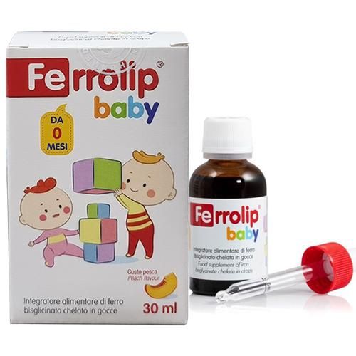 Sắt nước hữu cơ Ferrolip Baby cho trẻ sơ sinh