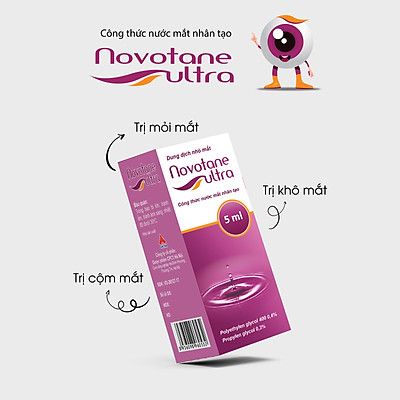 Nước mắt nhân tạo Novotane ultra 5ml