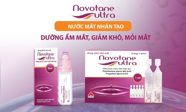 Nước mắt nhân tạo Novotane ultra