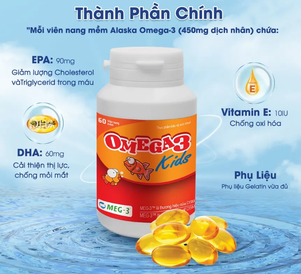 Dầu cá Omega 3 kids