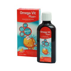 Omega Vit Plus bổ sung dầu cá và vi chất cho trẻ  từ 6 tháng tuổi chai 100ml