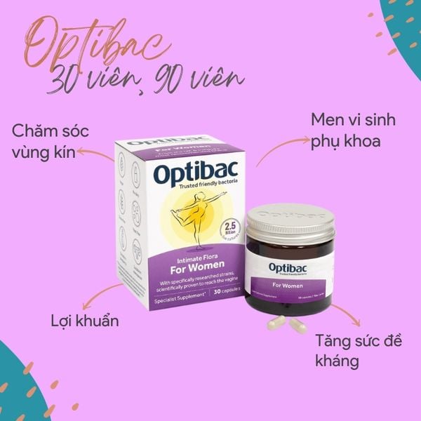 Men vi sinh phụ khoa Optibac