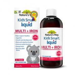 Kids Smart Liquid Multi + Iron 1+ L200ml (MGS)