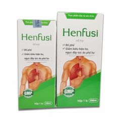 Siro ho thảo dược HenFusi cho trẻ trên 2 tuổi lọ 250ml