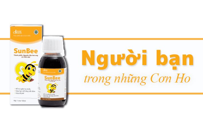 Siro ho thảo dược SunBee giúp bổ phế, giảm ho cho trẻ sơ sinh chai 100ml