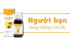 Siro ho thảo dược SunBee giúp bổ phế, giảm ho cho trẻ sơ sinh chai 100ml