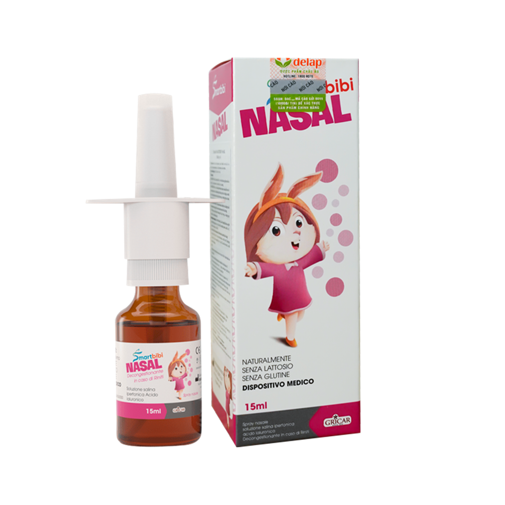 Smartbibi nasal xịt mũi ưu trương chiết xuất cỏ xạ hương 15ml