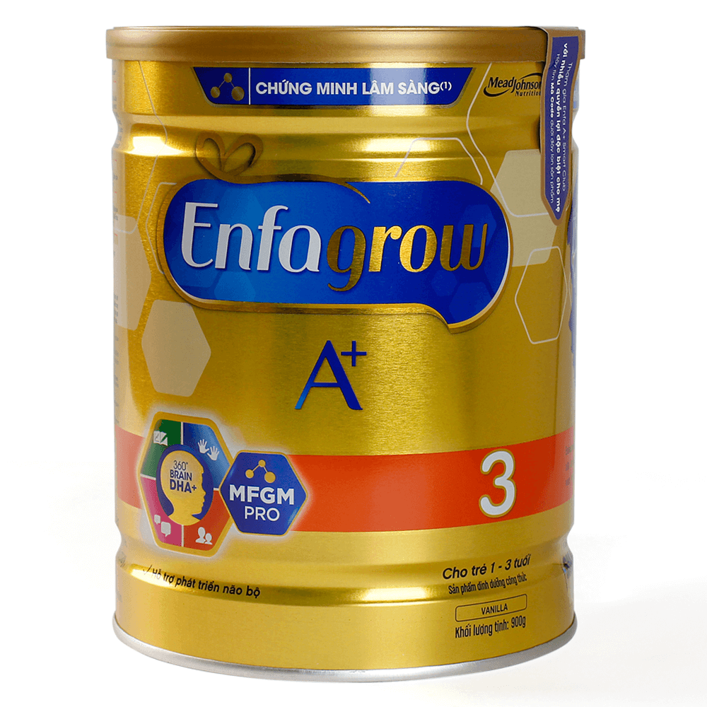 Sữa bột Mead Johnson EnfaGrow A+ 3 cho trẻ từ 13 tuổi Minh Anh