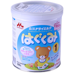 Sữa bột Morinaga Hagukumi 1 nhập khẩu Nhật cho bé từ 0 - 6 tháng tuổi