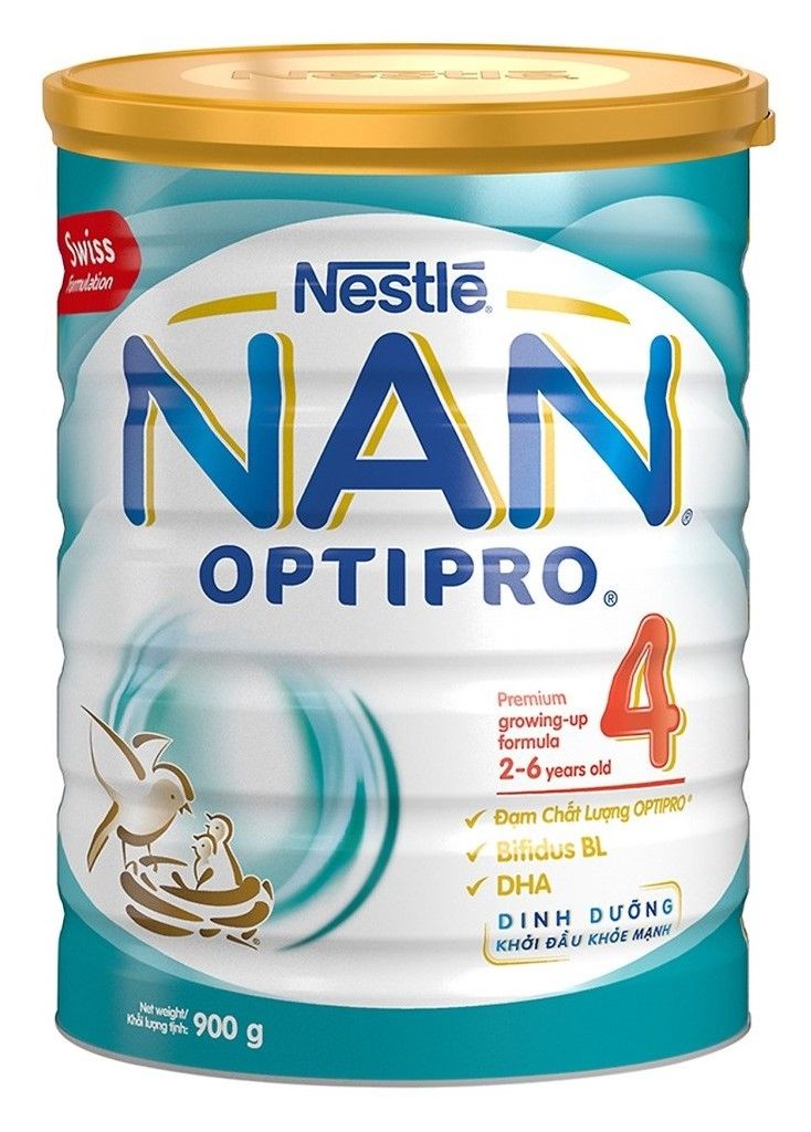 Sữa bột Nestle Nan OptiPro 4 nhập khẩu Nga 800gr cho trẻ từ 18 tháng tuổi