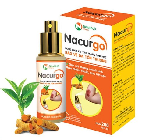 Xịt băng vết thương Nacurgo 12ml