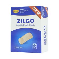 Băng cá nhân Zilgo hộp 30 miếng