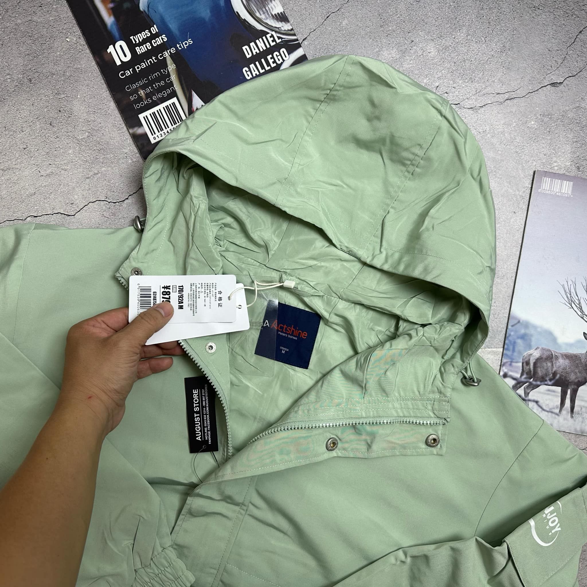 AK GIÓ MŨ ACTSHINE UNISEX MẶC ĐÔI 4305
