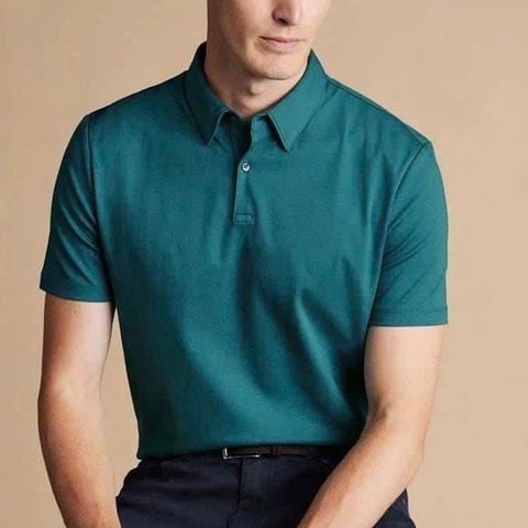 POLO CHARLES TYRWHITT XANH TEAL 4269