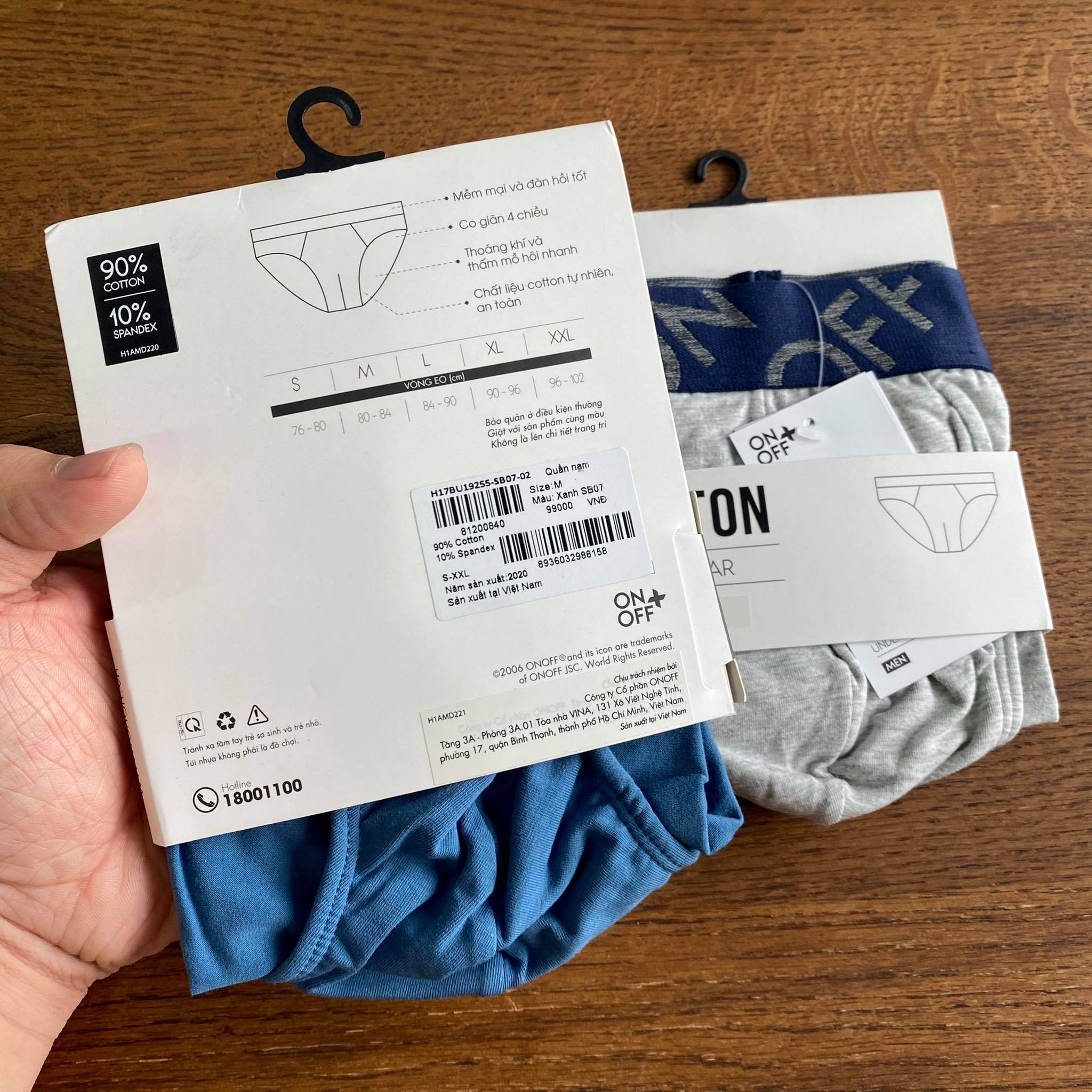 QUẦN LÓT ONOFF DÁNG BRIEF 19255