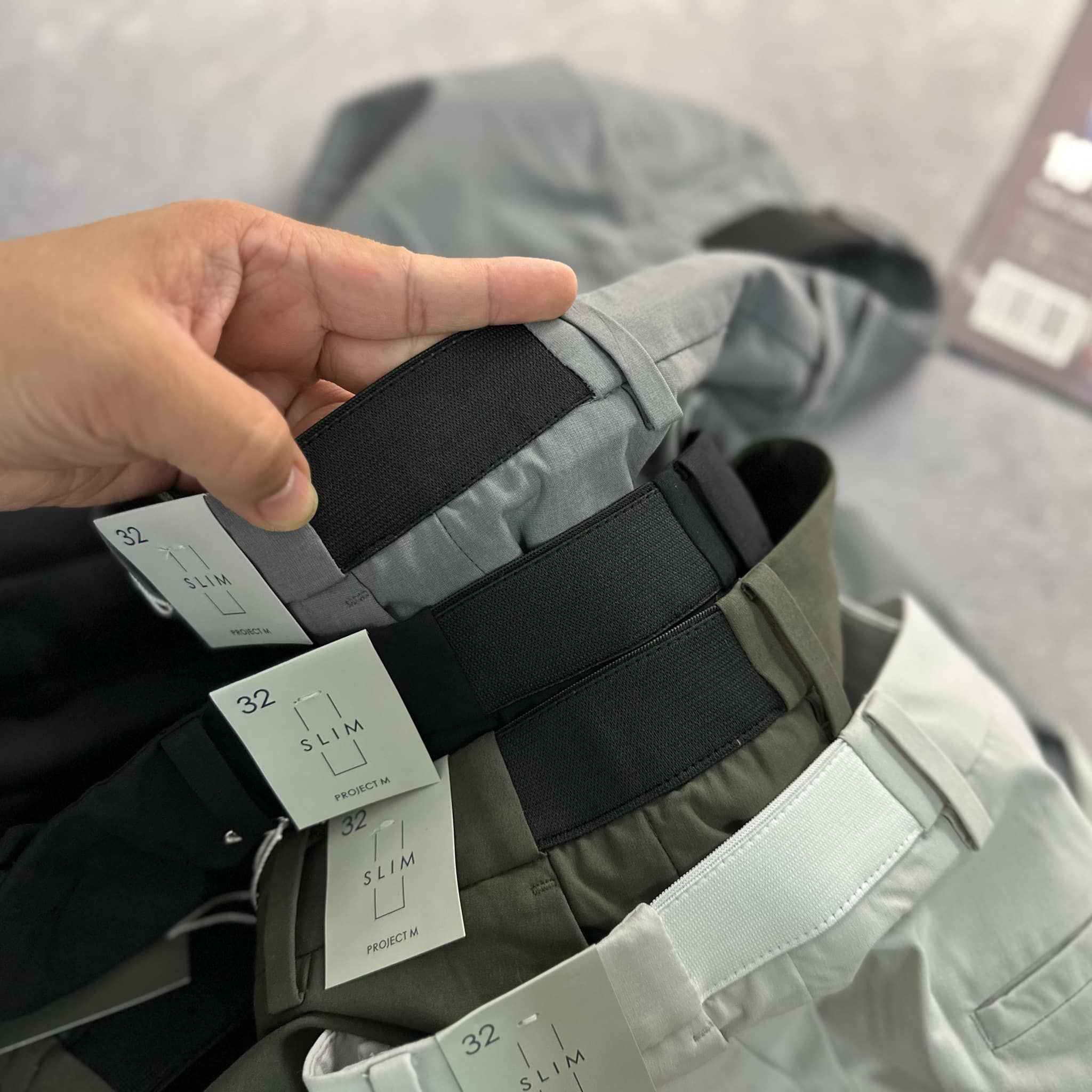 QUẦN VẢI PRO.JECT M CẠP CHUN SLIM 2186