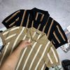 POLO LEN H&M KẺ SỌC REGULAR FIT 8938