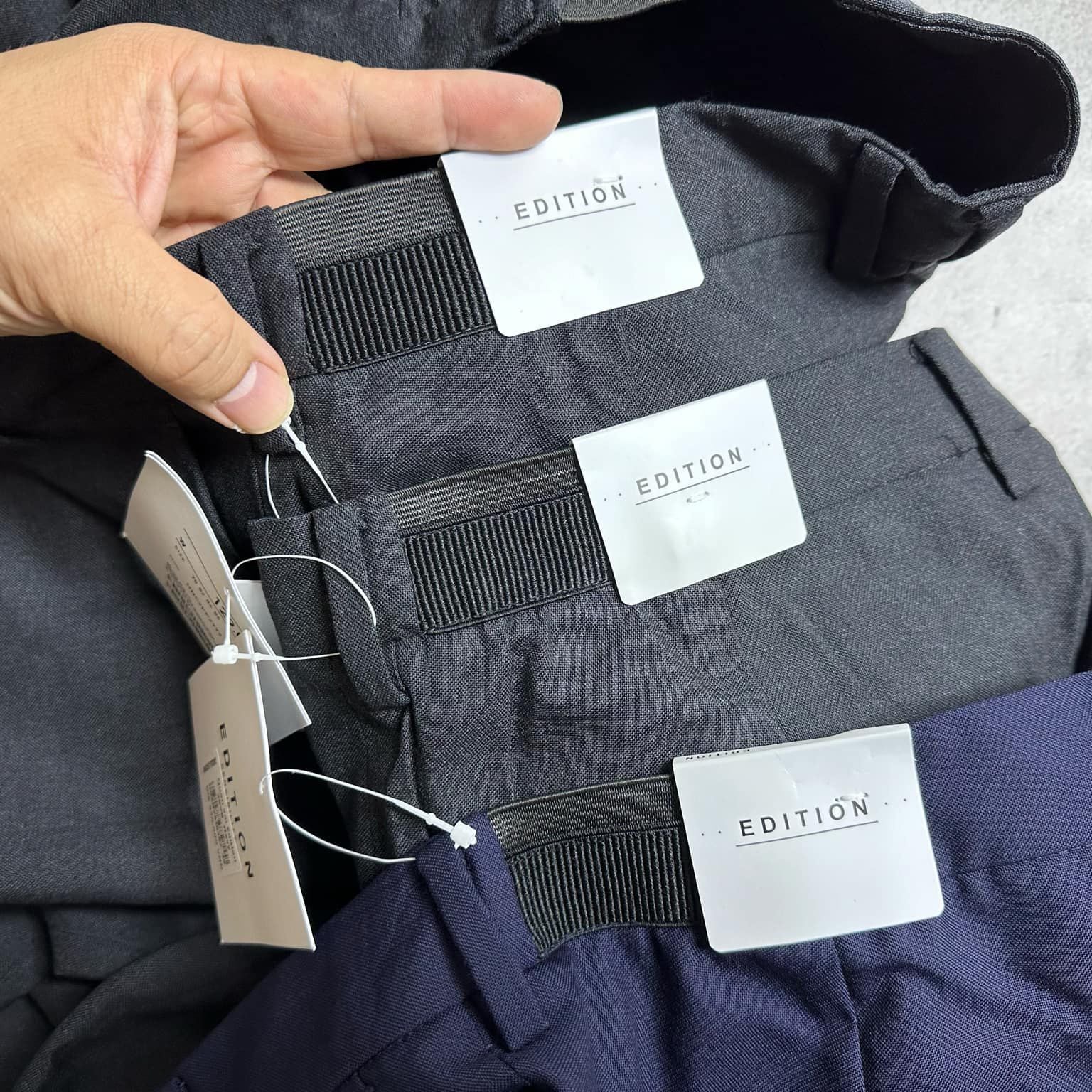 QUẦN VẢI EDI.TION CẠP CHUN SLIM 2998