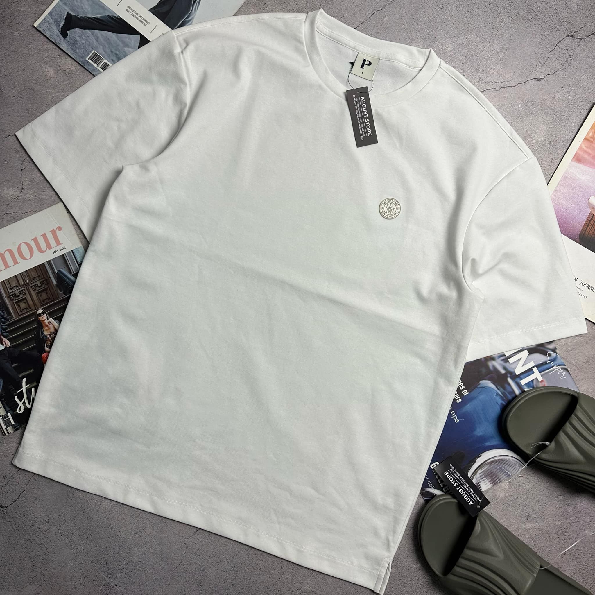 ÁO CT POL.HAM TRẮNG LOGO TRÒN 5138