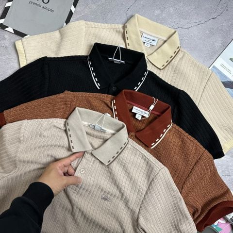 POLO LA.COSTE GÂN SỌC SLIM 6652