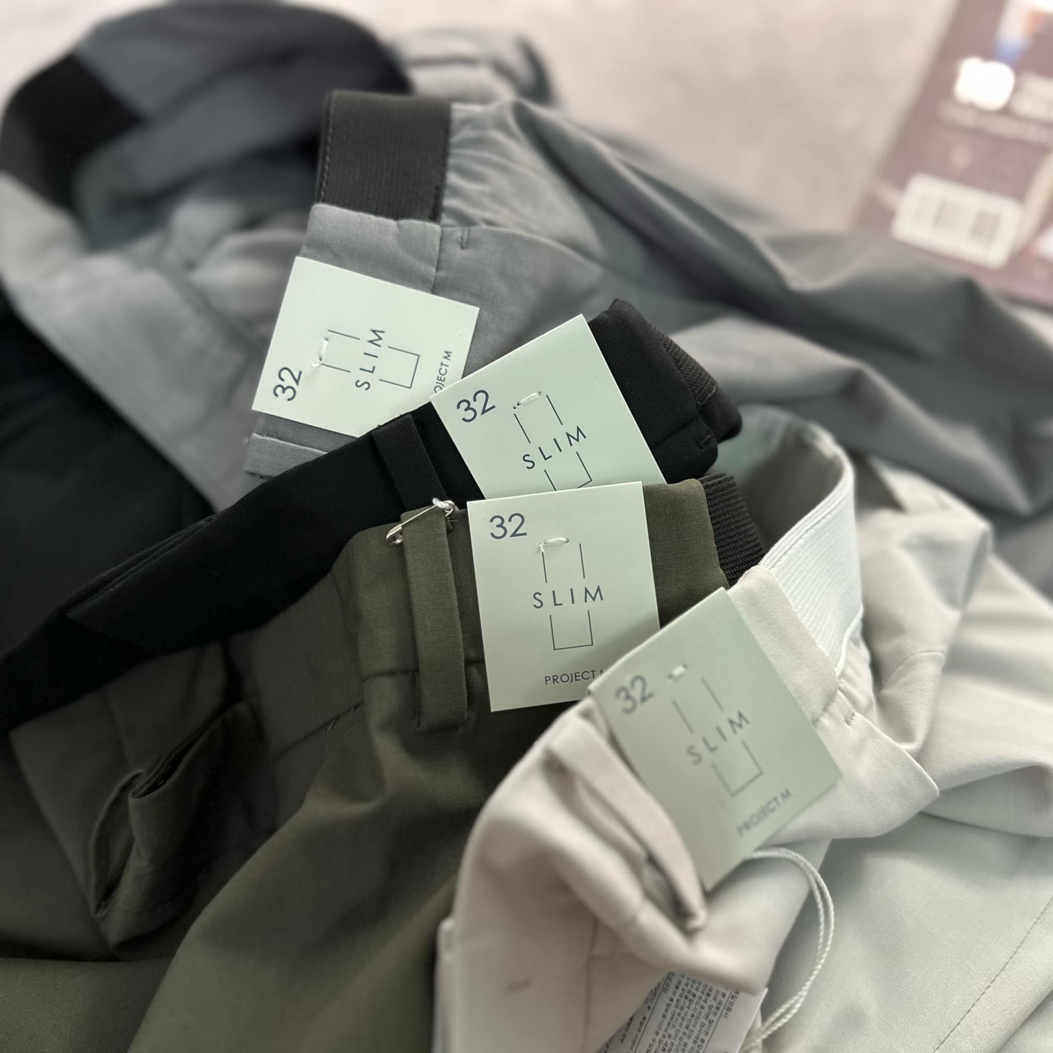 QUẦN VẢI PRO.JECT M CẠP CHUN SLIM 2186