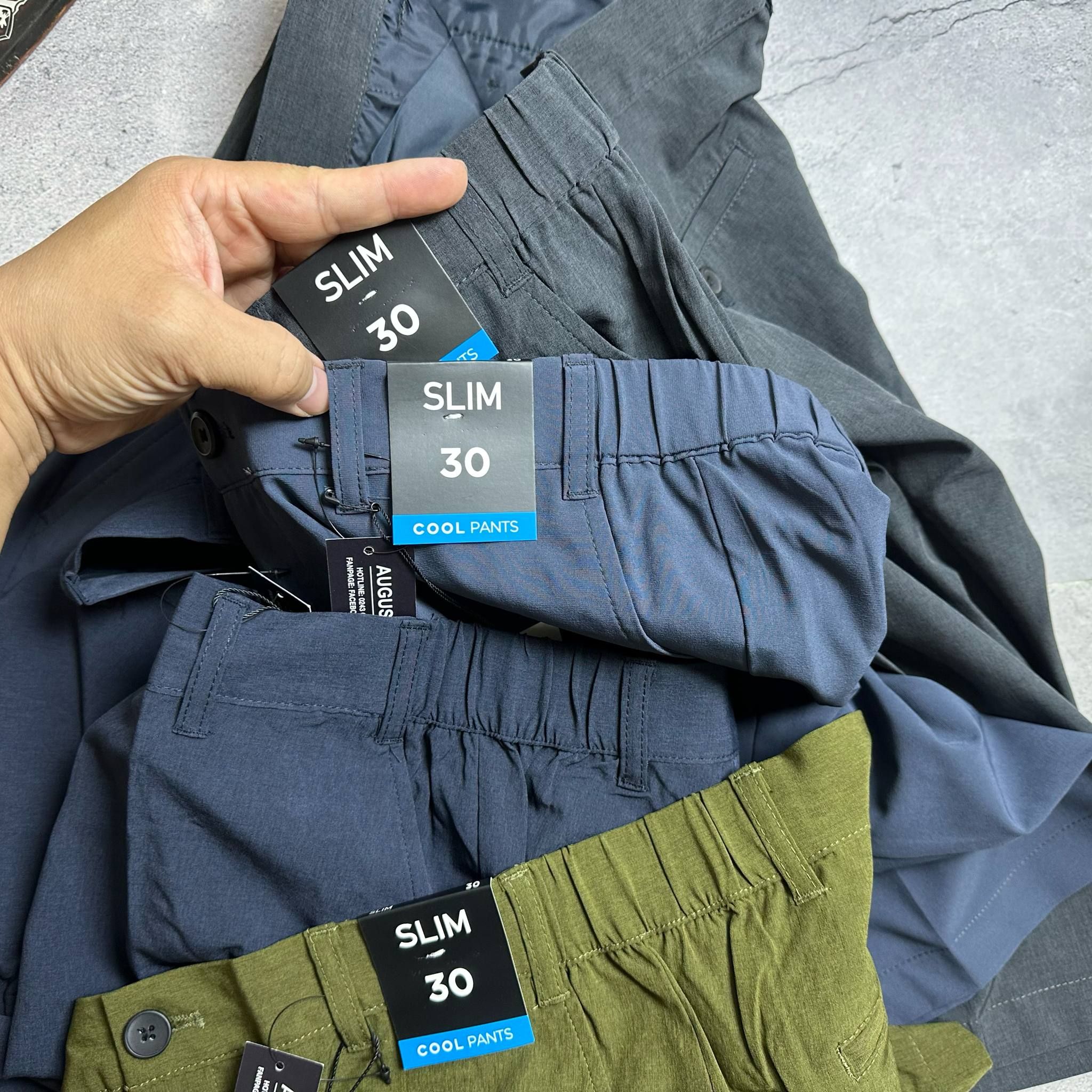 SHORT VẢI POL.HAM CẠP CHUN SLIM 2385