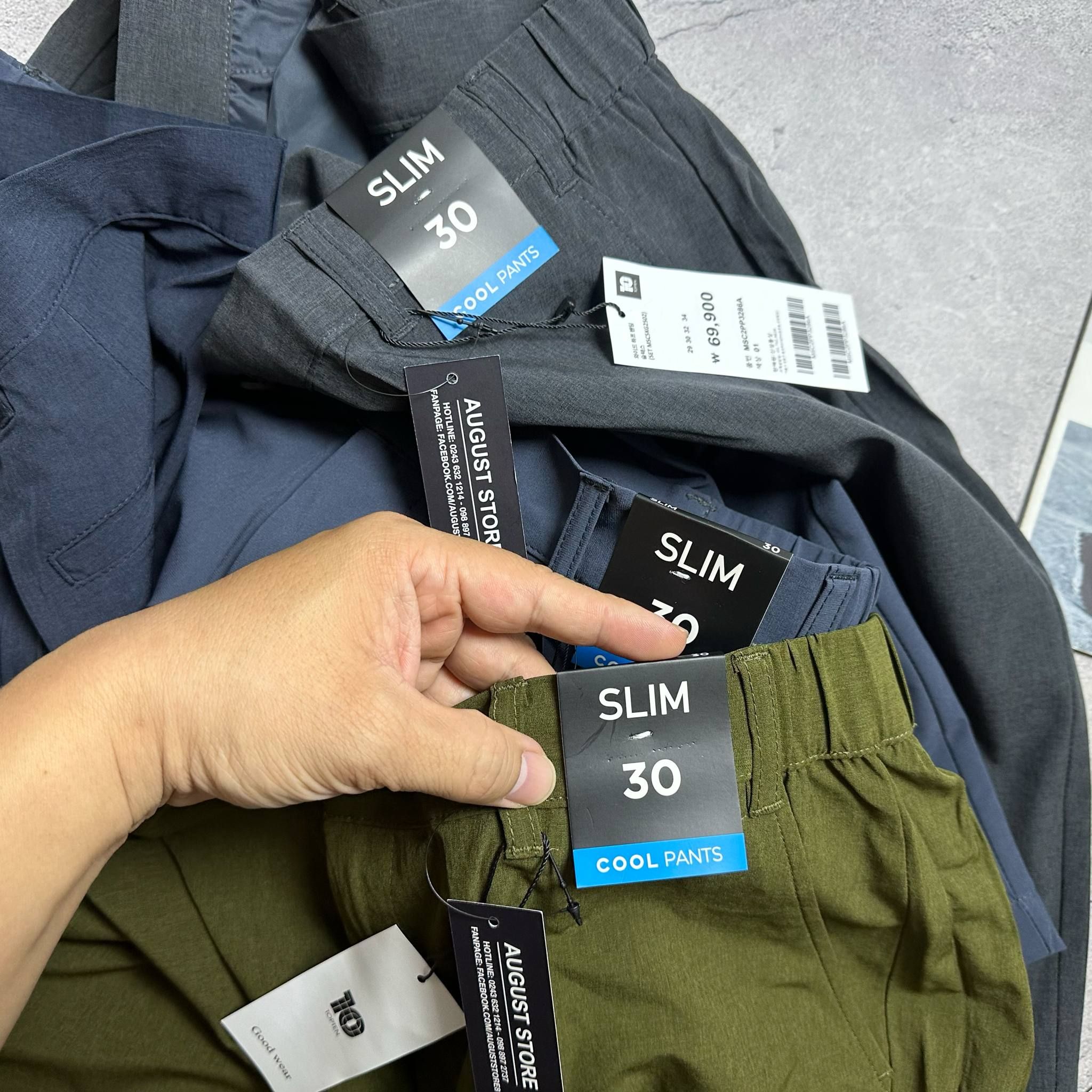 SHORT VẢI POL.HAM CẠP CHUN SLIM 2385