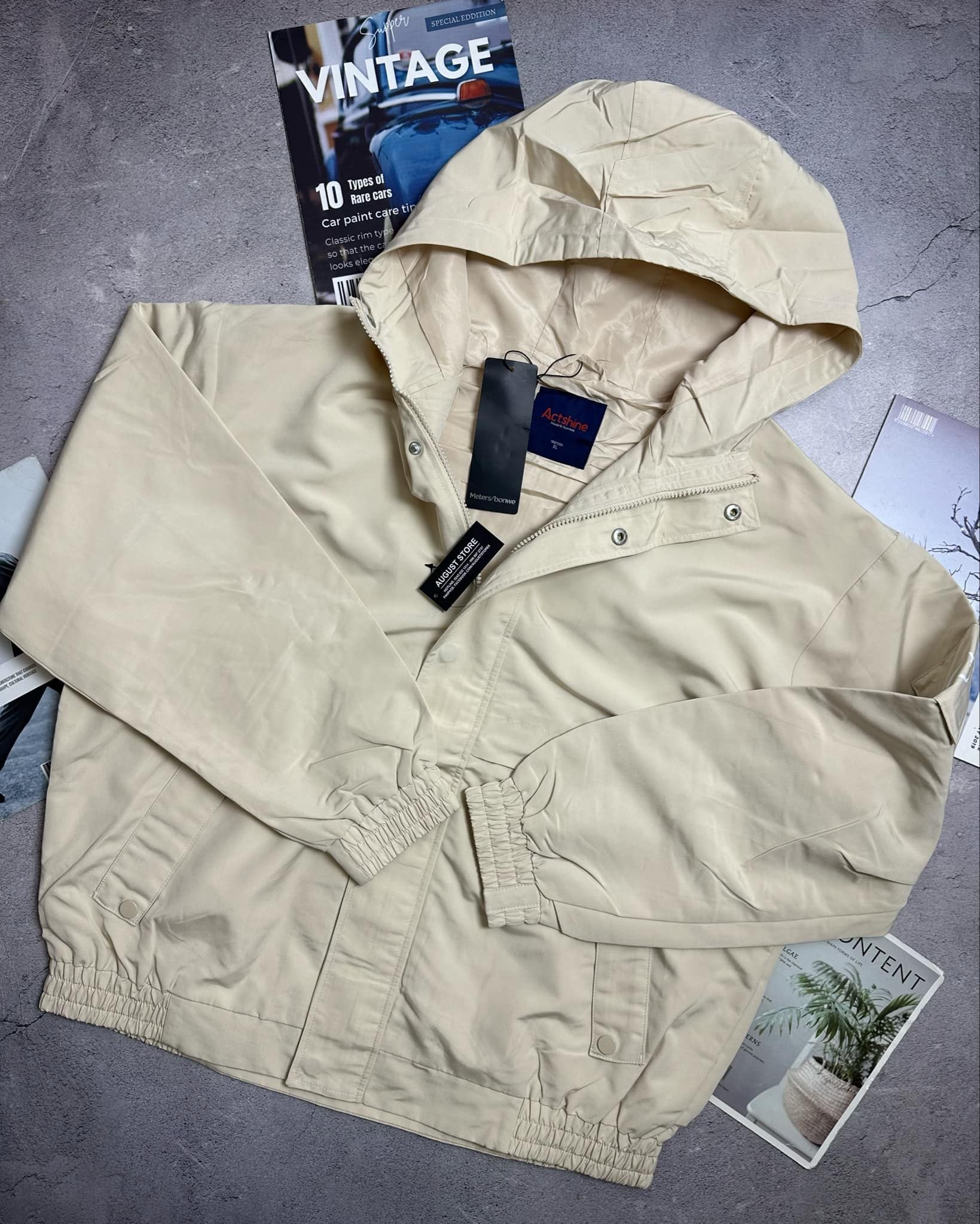 AK GIÓ MŨ ACTSHINE UNISEX MẶC ĐÔI 4305