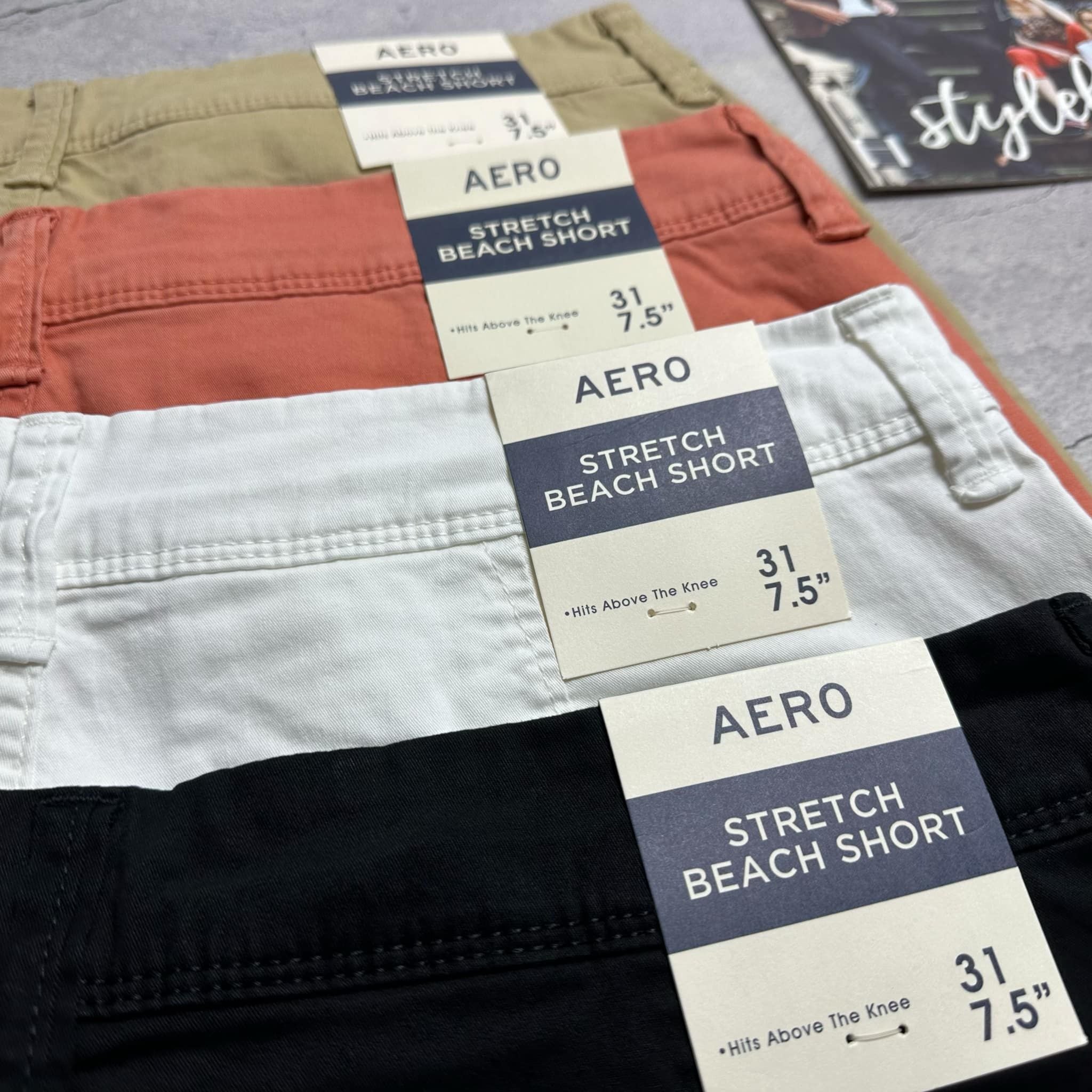 SHORT KAKI AERO.POSTALE BEACH 4232