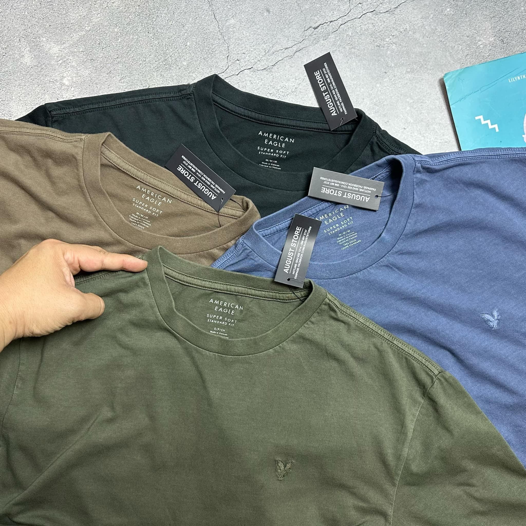 ÁO CT A.E SUPER SOFT LOGO THÊU 3919