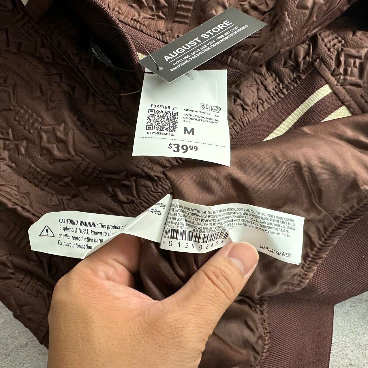 AK BOMBER F.21 HOẠ TIẾT NỔI 8265