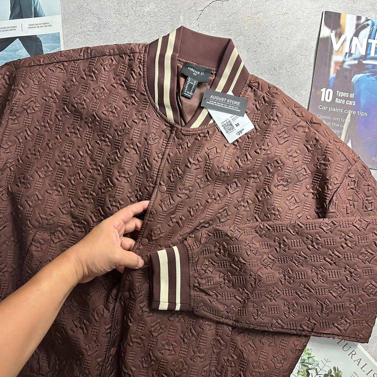 AK BOMBER F.21 HOẠ TIẾT NỔI 8265