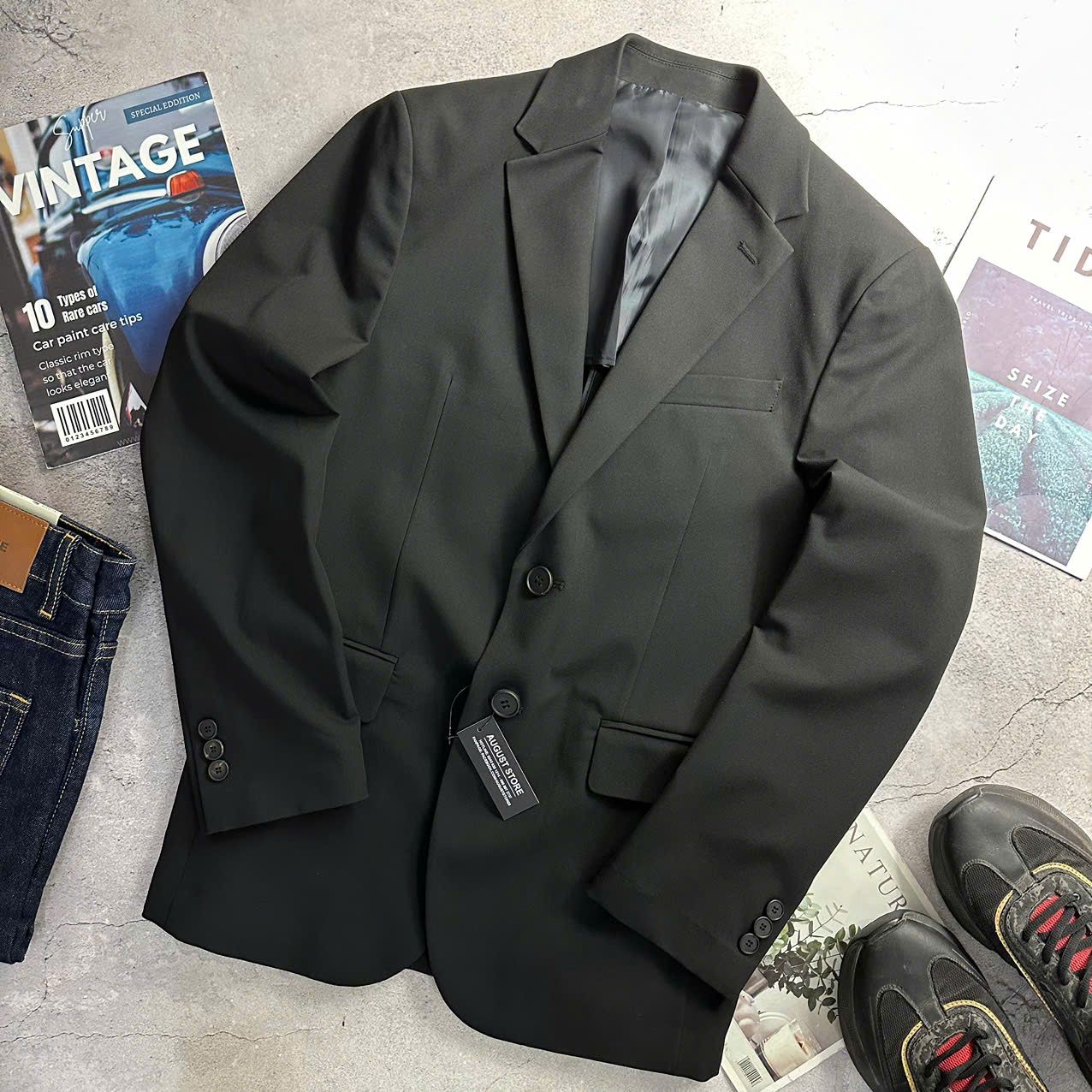 BLAZER MỎNG 1 LỚP DRAWFIT 8003