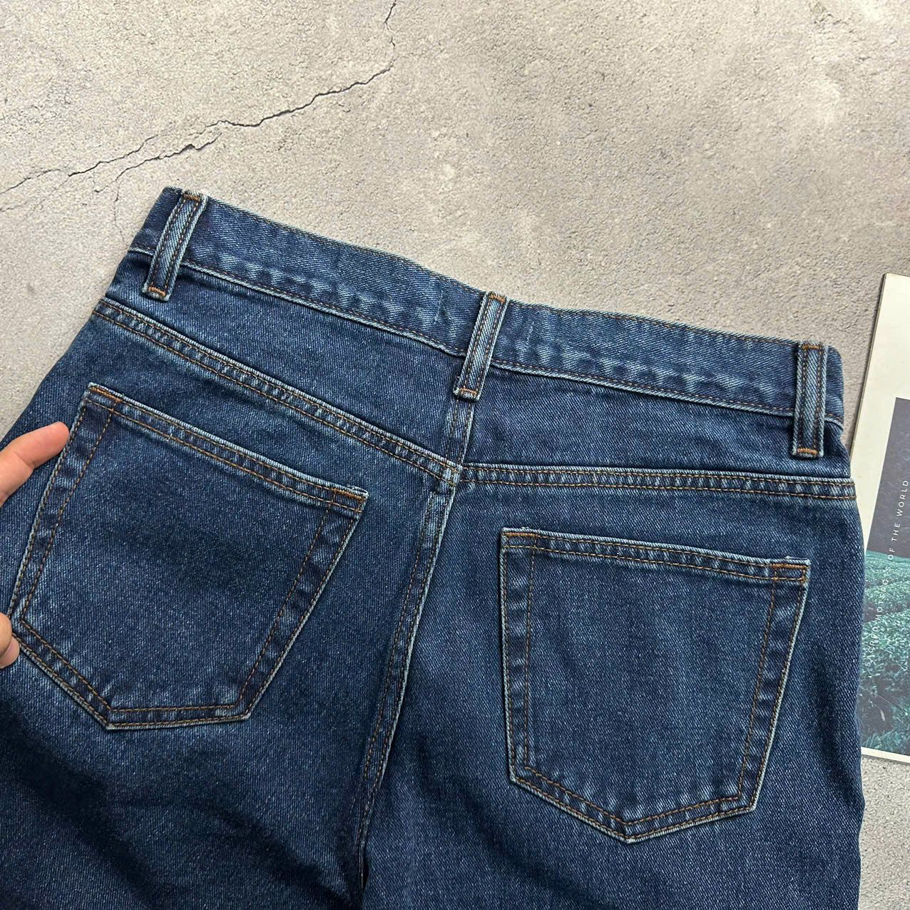 JEAN MU.SINSA XANH INDIGO STRAIGHT 8332