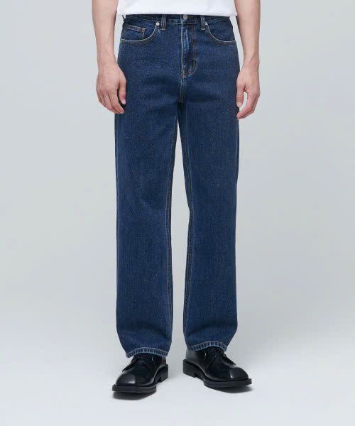 JEAN MU.SINSA XANH INDIGO STRAIGHT 8332