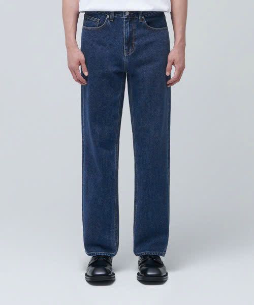 JEAN MU.SINSA XANH INDIGO STRAIGHT 8332