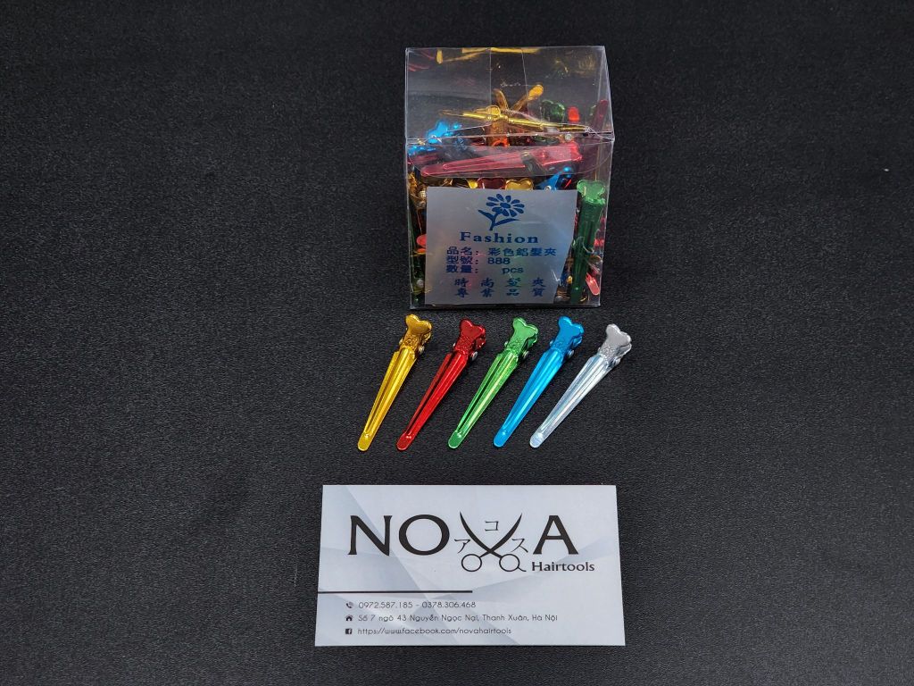  Kẹp cắt tóc sắt nhỏ mới (50c/hộp) 