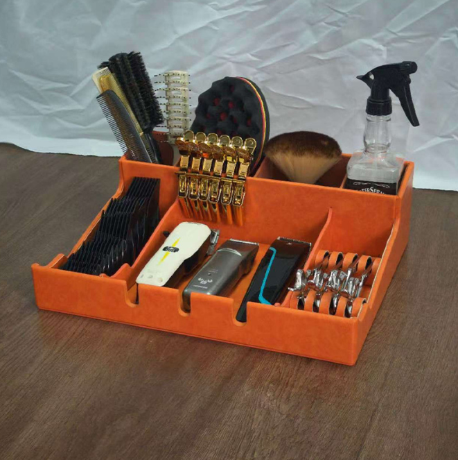  Khay kéo da lộn đựng dụng cụ cắt tóc 